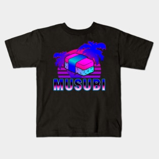 Musubi 80s 90s Retro Hawaiian Kids T-Shirt